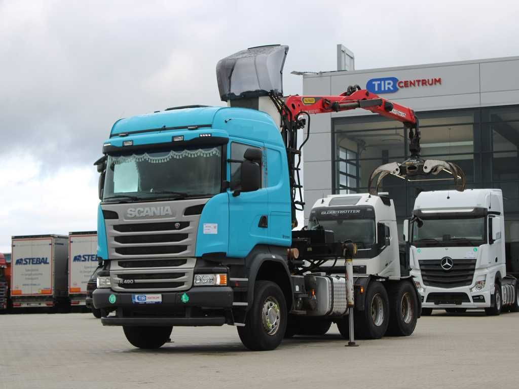 Scania R490, 6X4, EURO 6, PALFINGER EPSILON M13Z91 - Tømmerbil, Kranbil: bilde 1 Scania R490, 6X4, EURO 6, PALFINGER EPSILON M13Z91 - Tømmerbil, Kranbil: bilde 1