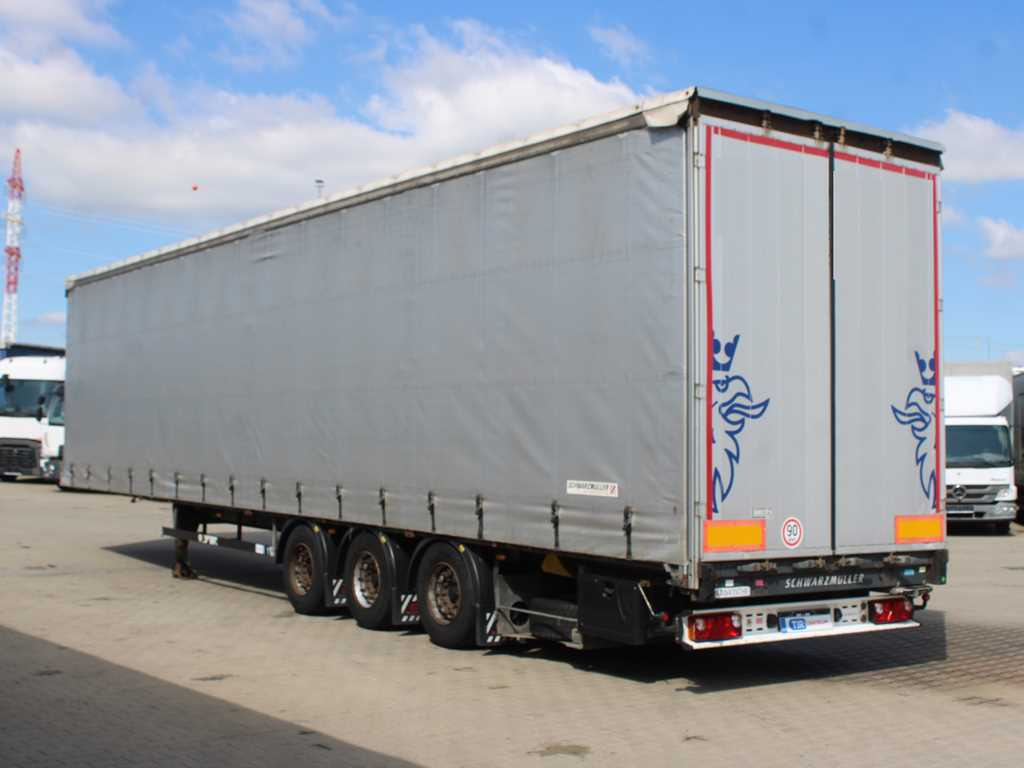 Schwarzmüller SPA 3/E, LOWDECK, MULTILOCK, LIFTING AXLE, LIFTING ROOF - Gardintrailer: bilde 5 Schwarzmüller SPA 3/E, LOWDECK, MULTILOCK, LIFTING AXLE, LIFTING ROOF - Gardintrailer: bilde 5