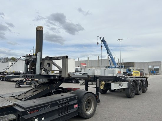 FLIEGL 30 ft Container Kippchassis ,Alufelgen - Container-transport/ Vekselflak semitrailer: bilde 1 FLIEGL 30 ft Container Kippchassis ,Alufelgen - Container-transport/ Vekselflak semitrailer: bilde 1