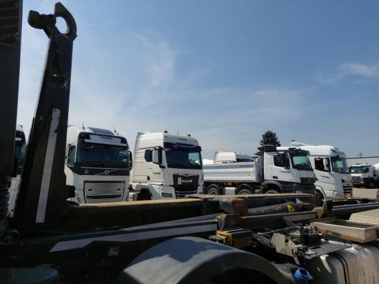 Krokbil, Kranbil Iveco 8x4 Meiller Abroller, Automatik, E6, Retarder,: bilde 14