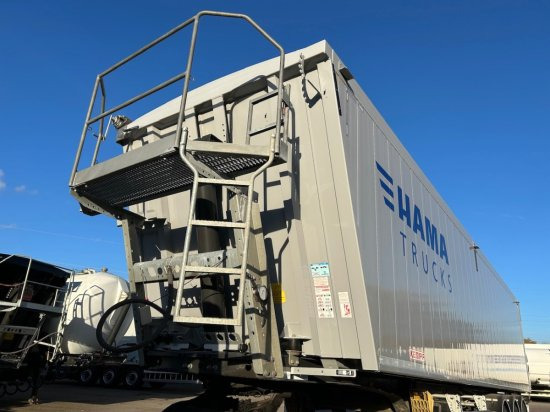 Kempf SKM AK 39 Alu-Kastenmulde 55m³ Rollplane - Tippsemi: bilde 2 Kempf SKM AK 39 Alu-Kastenmulde 55m³ Rollplane - Tippsemi: bilde 2