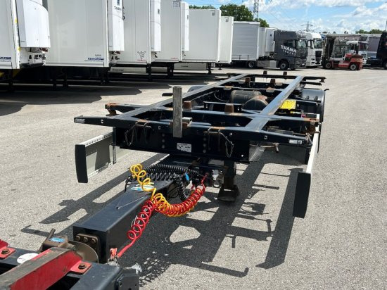 Krone 1-Achs Lafette BPW-Achse, Heckabstützung - Container-transport/ Vekselflak tilhenger: bilde 2 Krone 1-Achs Lafette BPW-Achse, Heckabstützung - Container-transport/ Vekselflak tilhenger: bilde 2