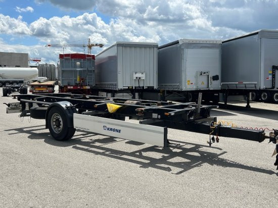 Krone 1-Achs Lafette BPW-Achse, Heckabstützung - Container-transport/ Vekselflak tilhenger: bilde 4 Krone 1-Achs Lafette BPW-Achse, Heckabstützung - Container-transport/ Vekselflak tilhenger: bilde 4