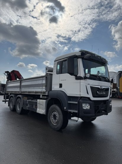 MAN TGS 26.430 6x4 3-Seitenkipper, HMF 2020K-RC Heckkran abnehmbar, - Tippbil, Kranbil: bilde 3 MAN TGS 26.430 6x4 3-Seitenkipper, HMF 2020K-RC Heckkran abnehmbar, - Tippbil, Kranbil: bilde 3
