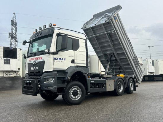 MAN TGS 28.480 6x4x4 , Meiller, Winterdienstausrüstung, Achslift, Lenkachse - Tippbil: bilde 1 MAN TGS 28.480 6x4x4 , Meiller, Winterdienstausrüstung, Achslift, Lenkachse - Tippbil: bilde 1