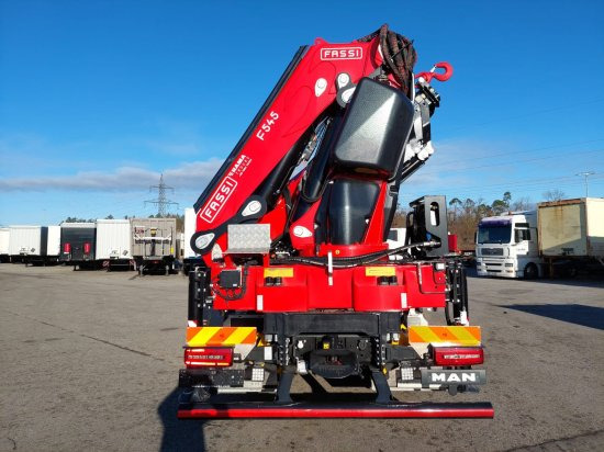 MAN TGX 26.510 LL Pritsche, Fassi F545RA.2.28XE, Containerverschlüsse, - Planbil, Kranbil: bilde 3 MAN TGX 26.510 LL Pritsche, Fassi F545RA.2.28XE, Containerverschlüsse, - Planbil, Kranbil: bilde 3