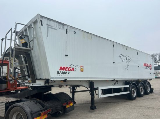 MEGA Alu-Kastenmulde 55m³, SAF-Achsen, Rollplane, Kombiklappe, Stehpodest - Tippsemi: bilde 5 MEGA Alu-Kastenmulde 55m³, SAF-Achsen, Rollplane, Kombiklappe, Stehpodest - Tippsemi: bilde 5