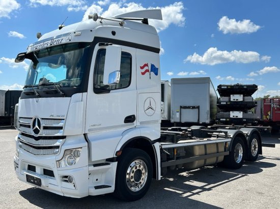 Mercedes-Benz Actros 2545 6x2 BDF E6, Retarder, Alufelgen - Container-transport/ Vekselflak lastebil: bilde 1 Mercedes-Benz Actros 2545 6x2 BDF E6, Retarder, Alufelgen - Container-transport/ Vekselflak lastebil: bilde 1