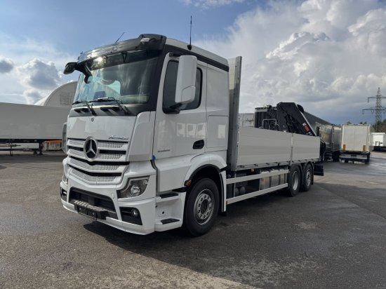 Mercedes-Benz Actros 2653, Retarder, Pritsche, Hiab Hipro 232 ES5 - Planbil, Kranbil: bilde 3 Mercedes-Benz Actros 2653, Retarder, Pritsche, Hiab Hipro 232 ES5 - Planbil, Kranbil: bilde 3