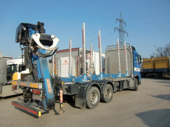 Mercedes-Benz Arocs 3353 6x4 Holztransp., Palfinger Kran Epsilon - Tømmerbil, Kranbil: bilde 4 Mercedes-Benz Arocs 3353 6x4 Holztransp., Palfinger Kran Epsilon - Tømmerbil, Kranbil: bilde 4
