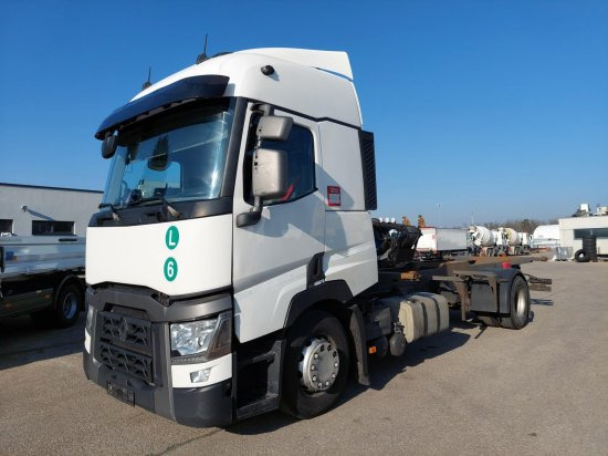 Renault T430 BDF-Wechselfahrgestell, 4x2 LL, EURO6, VEB+ - Container-transport/ Vekselflak lastebil: bilde 1 Renault T430 BDF-Wechselfahrgestell, 4x2 LL, EURO6, VEB+ - Container-transport/ Vekselflak lastebil: bilde 1