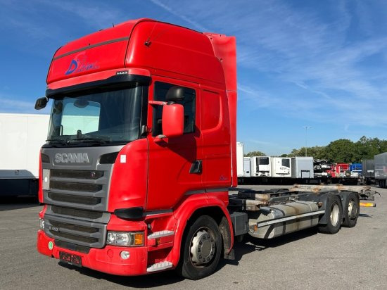 Scania R410 6x2 Topline, BDF, E6, Automatik, Redarter, Standklima, Liftachse - Container-transport/ Vekselflak lastebil: bilde 1 Scania R410 6x2 Topline, BDF, E6, Automatik, Redarter, Standklima, Liftachse - Container-transport/ Vekselflak lastebil: bilde 1