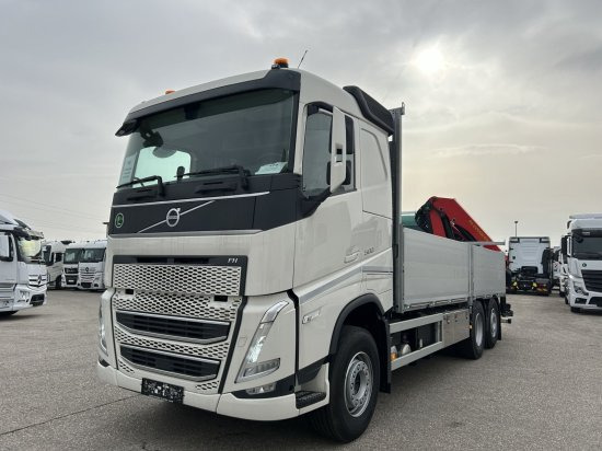 Volvo FH 500 6X2 Euro6, Retarder, Pritsche, Palfinger PK22002-EH - Planbil, Kranbil: bilde 1 Volvo FH 500 6X2 Euro6, Retarder, Pritsche, Palfinger PK22002-EH - Planbil, Kranbil: bilde 1