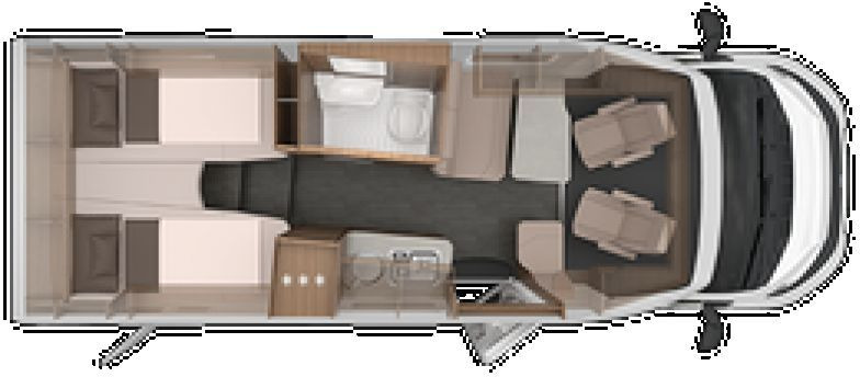 Halvintegrert bobil Knaus Van TI 650 MEG VANSATION - Peugeot Mietfahrzeug: bilde 1