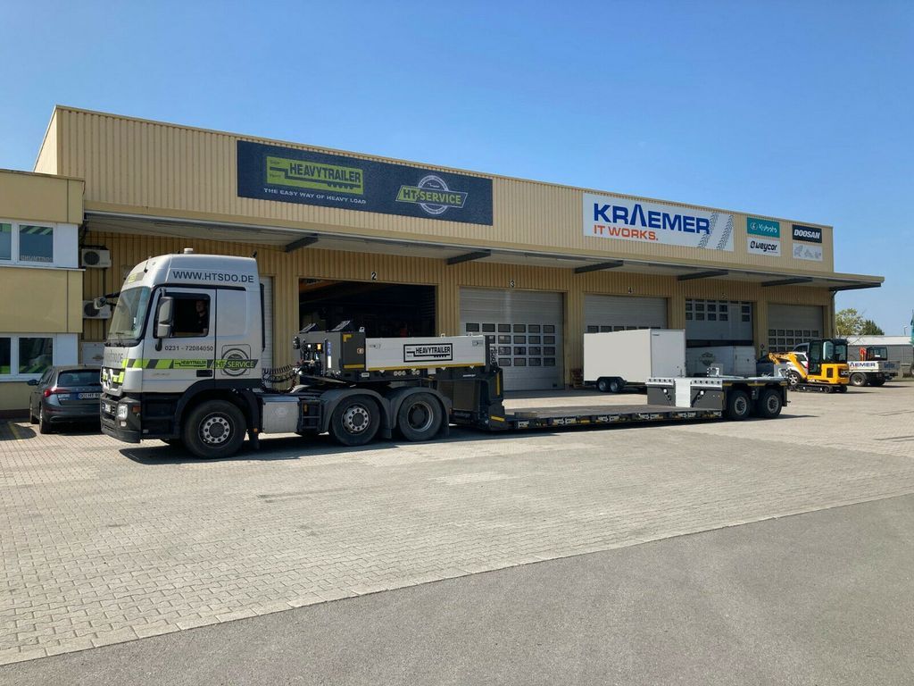 Meusburger 2-Achs-Tiefbett-Sattelauflieger mit Pendelachsen - Lavloader semitrailer: bilde 2 Meusburger 2-Achs-Tiefbett-Sattelauflieger mit Pendelachsen - Lavloader semitrailer: bilde 2