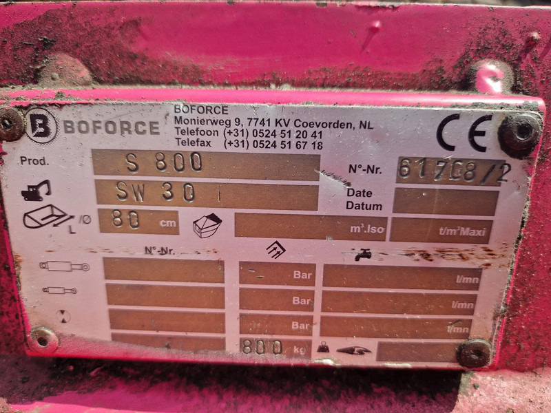 Boforce S800 roterende sorteergrijper - Klype for Bygg og anlegg: bilde 2 Boforce S800 roterende sorteergrijper - Klype for Bygg og anlegg: bilde 2