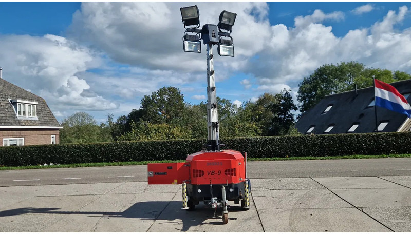 Tower Light VB9 mobiele lichtmast 9m. hoog - Lysmast: bilde 1 Tower Light VB9 mobiele lichtmast 9m. hoog - Lysmast: bilde 1