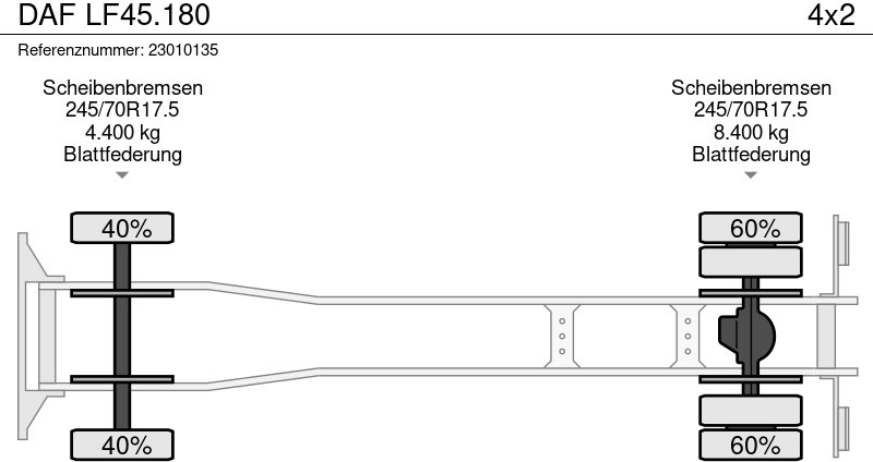 Skapbil DAF LF45.180: bilde 12