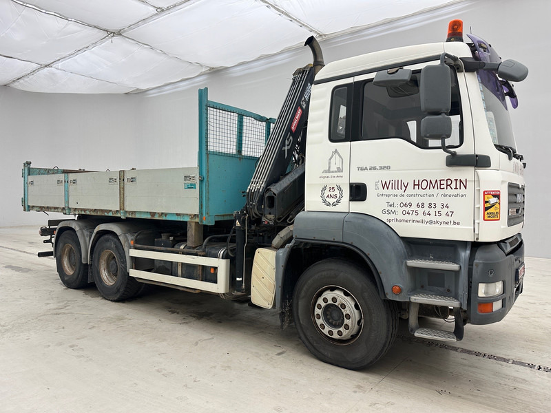 MAN TGA 26.320 - 6x4 - Tippbil, Kranbil: bilde 3 MAN TGA 26.320 - 6x4 - Tippbil, Kranbil: bilde 3