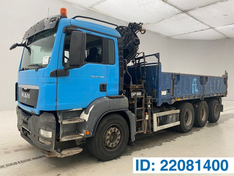 MAN TGS 35.400 - 8x4 - Tippbil, Kranbil: bilde 1 MAN TGS 35.400 - 8x4 - Tippbil, Kranbil: bilde 1