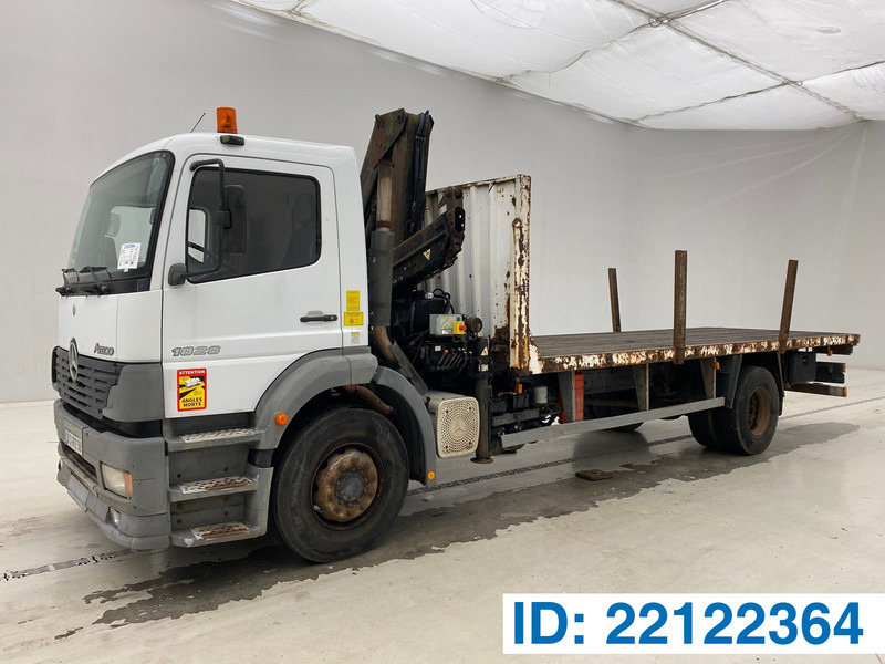 Mercedes-Benz Atego 1828 - Planbil, Kranbil: bilde 1 Mercedes-Benz Atego 1828 - Planbil, Kranbil: bilde 1