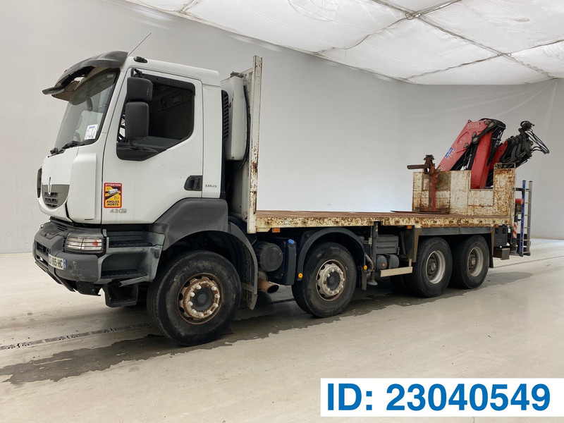 Renault Kerax 430 DXi - 8x4 - Planbil, Kranbil: bilde 1 Renault Kerax 430 DXi - 8x4 - Planbil, Kranbil: bilde 1