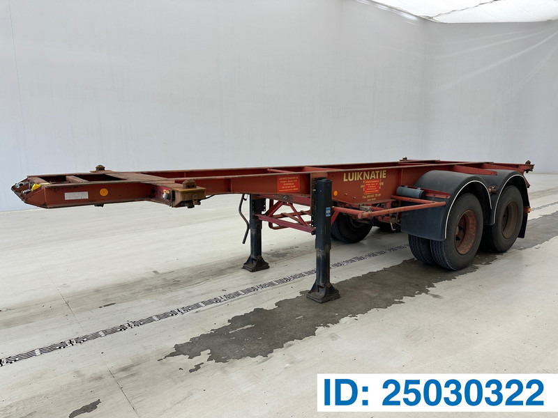 Van Hool Skelet 20 ft - Container-transport/ Vekselflak semitrailer: bilde 1 Van Hool Skelet 20 ft - Container-transport/ Vekselflak semitrailer: bilde 1