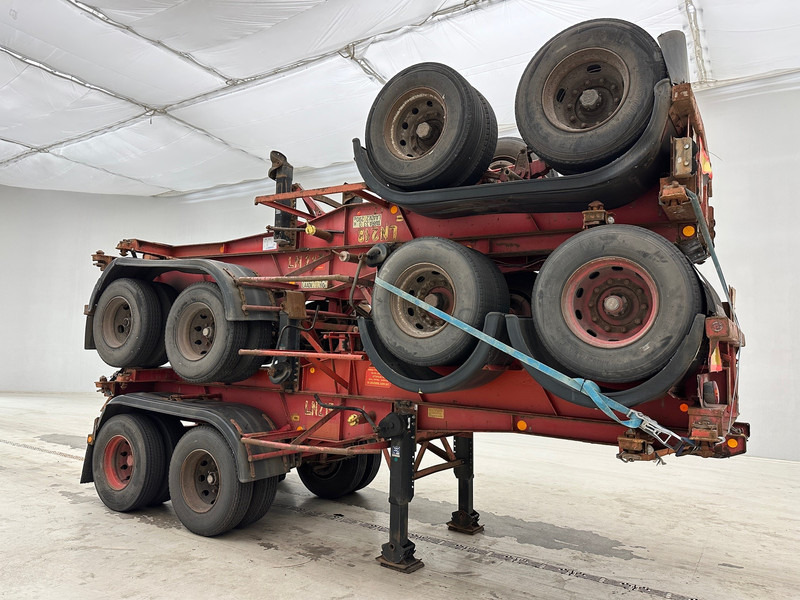Van Hool Stack 4 x skelet 20 ft - Container-transport/ Vekselflak semitrailer: bilde 3 Van Hool Stack 4 x skelet 20 ft - Container-transport/ Vekselflak semitrailer: bilde 3