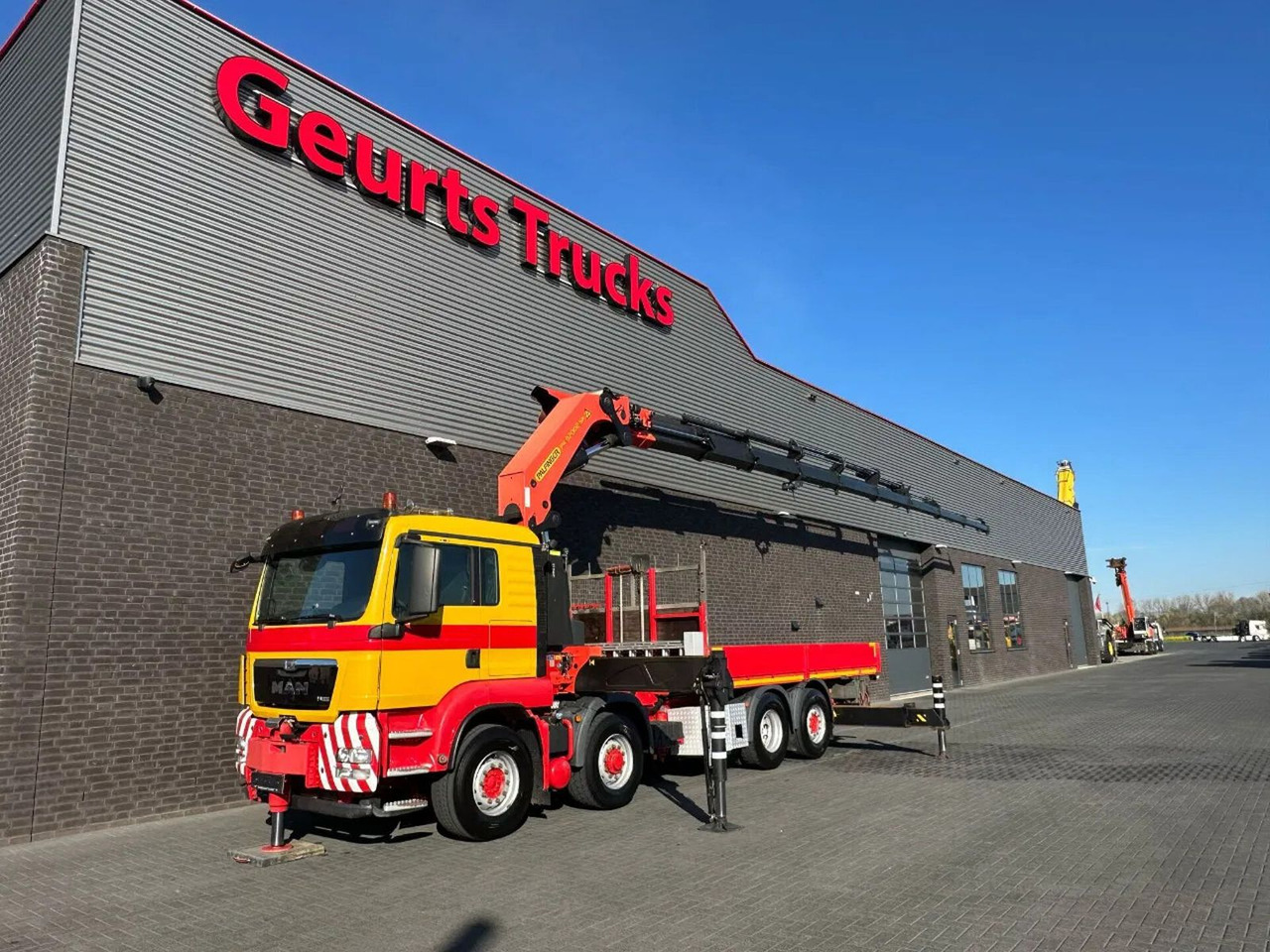 MAN MAURER TGS 35.480 8X4H-6 BL MET PALFINGER PK9200 - Kranbil: bilde 2 MAN MAURER TGS 35.480 8X4H-6 BL MET PALFINGER PK9200 - Kranbil: bilde 2
