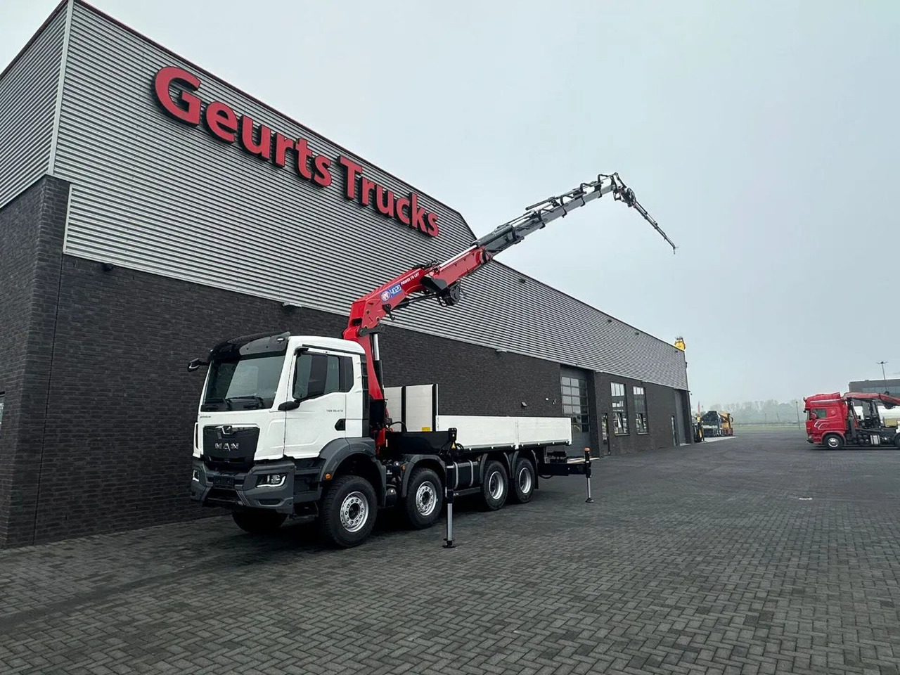MAN TGS 35.470 8X4 HMF 4020-K6 + FJ 600 K4 KRAAN - Kranbil: bilde 2 MAN TGS 35.470 8X4 HMF 4020-K6 + FJ 600 K4 KRAAN - Kranbil: bilde 2