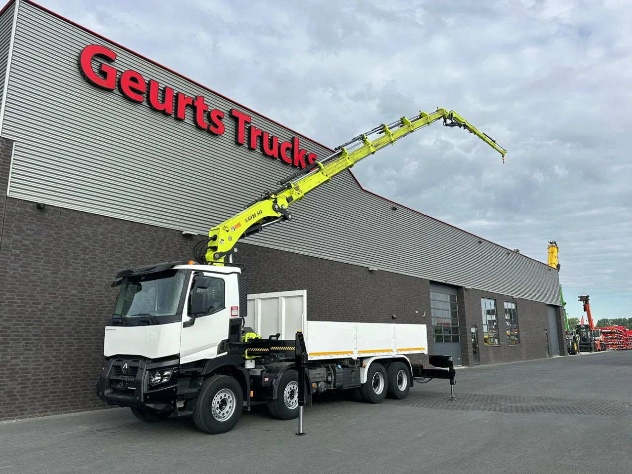 Renault C460 8X4 + HIAB X-HIPRO 548 E-7 MET JIB KRAAN / - Kranbil: bilde 2 Renault C460 8X4 + HIAB X-HIPRO 548 E-7 MET JIB KRAAN / - Kranbil: bilde 2