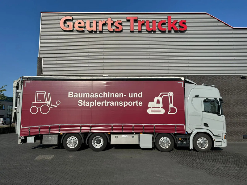 Scania R540 B8X2*6LB OPRIJWAGEN MET 15 TONS LAADKLEP EN GESLOTEN HUIF MET SCHUIFZEILEN EN SCHUIFKAP - Transporter lastebil: bilde 4 Scania R540 B8X2*6LB OPRIJWAGEN MET 15 TONS LAADKLEP EN GESLOTEN HUIF MET SCHUIFZEILEN EN SCHUIFKAP - Transporter lastebil: bilde 4