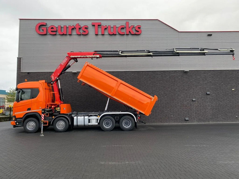 Scania R650 V8 NGS XT 8X4 + KIPPER + FASSI F275A.2.25 KRAAN/KRAN/CRANE/GRUA - Tippbil, Kranbil: bilde 1 Scania R650 V8 NGS XT 8X4 + KIPPER + FASSI F275A.2.25 KRAAN/KRAN/CRANE/GRUA - Tippbil, Kranbil: bilde 1