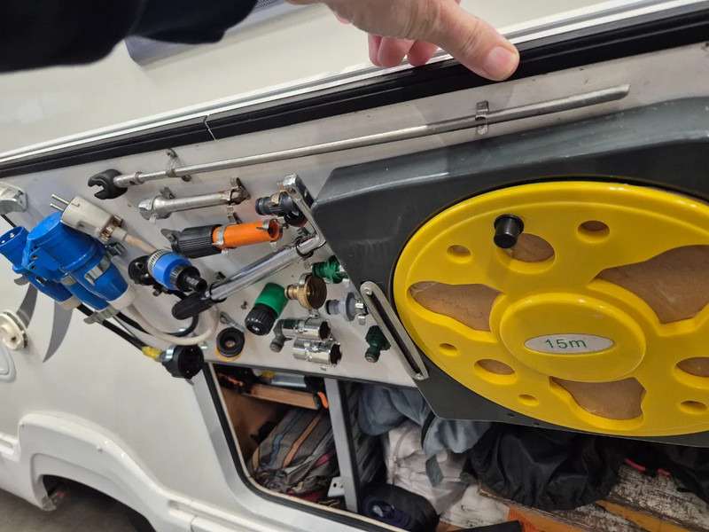 Halvintegrert bobil Camper ROLLER TEAM AUTOROLLER 595 P..... trekhaak,eerste eigenaar.: bilde 11