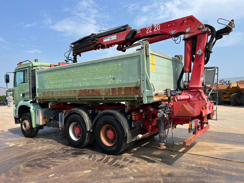 MAN TGA 26.480 6x4 tipper + HMF crane - Tippbil, Kranbil: bilde 4 MAN TGA 26.480 6x4 tipper + HMF crane - Tippbil, Kranbil: bilde 4