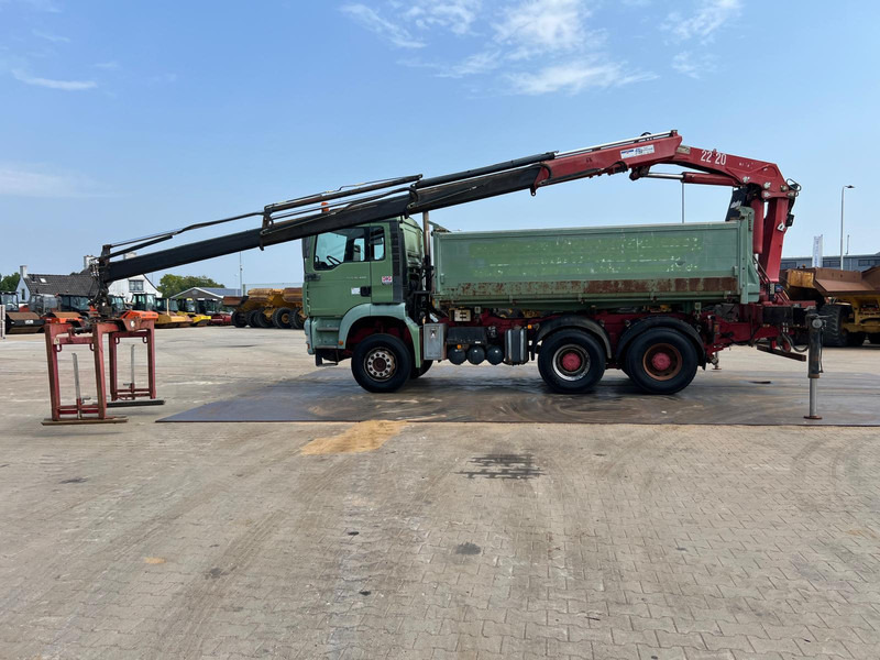 MAN TGA 26.480 6x4 tipper + HMF crane - Tippbil, Kranbil: bilde 2 MAN TGA 26.480 6x4 tipper + HMF crane - Tippbil, Kranbil: bilde 2