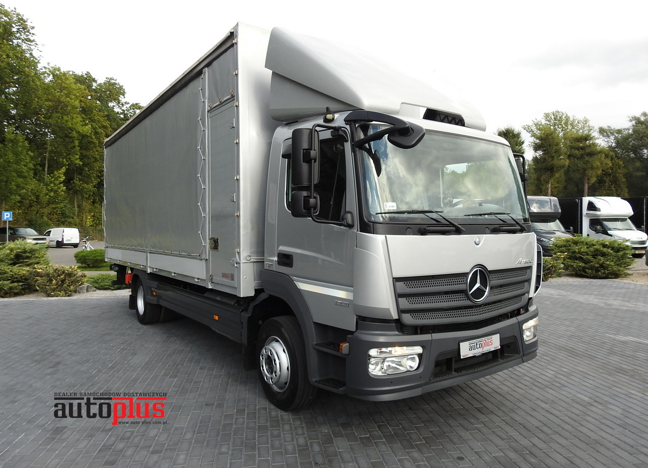 MERCEDES ATEGO 1221 TARPAULIN LIFT 16 PALLETS WEBASTO AIR CONDITIONING PNEUMATICS TWIN WHEELS 230HP - Varebil med kapell: bilde 1 MERCEDES ATEGO 1221 TARPAULIN LIFT 16 PALLETS WEBASTO AIR CONDITIONING PNEUMATICS TWIN WHEELS 230HP - Varebil med kapell: bilde 1