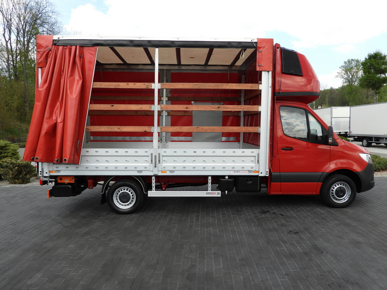 Varebil med kapell MERCEDES SPRINTER 316 8 PALLETS TARPAULIN LIFT CRUISE CONTROL AIR CONDITIONING  160HP: bilde 8