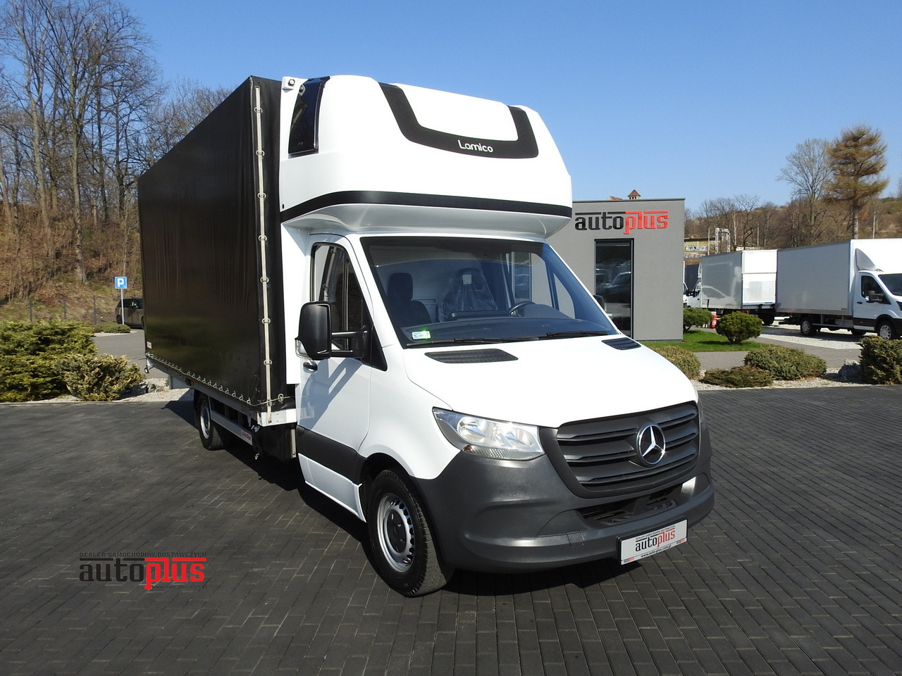 MERCEDES SPRINTER 316 TARPAULIN 10 PALLETS WEBASTO AIR CONDITIONING 165HP - Varebil med kapell: bilde 1 MERCEDES SPRINTER 316 TARPAULIN 10 PALLETS WEBASTO AIR CONDITIONING 165HP - Varebil med kapell: bilde 1