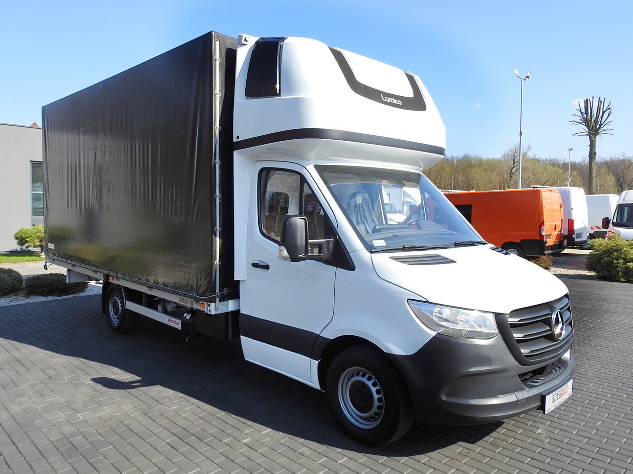 MERCEDES SPRINTER 316 TARPAULIN 10 PALLETS WEBASTO AIR CONDITIONING 165HP - Varebil med kapell: bilde 4 MERCEDES SPRINTER 316 TARPAULIN 10 PALLETS WEBASTO AIR CONDITIONING 165HP - Varebil med kapell: bilde 4
