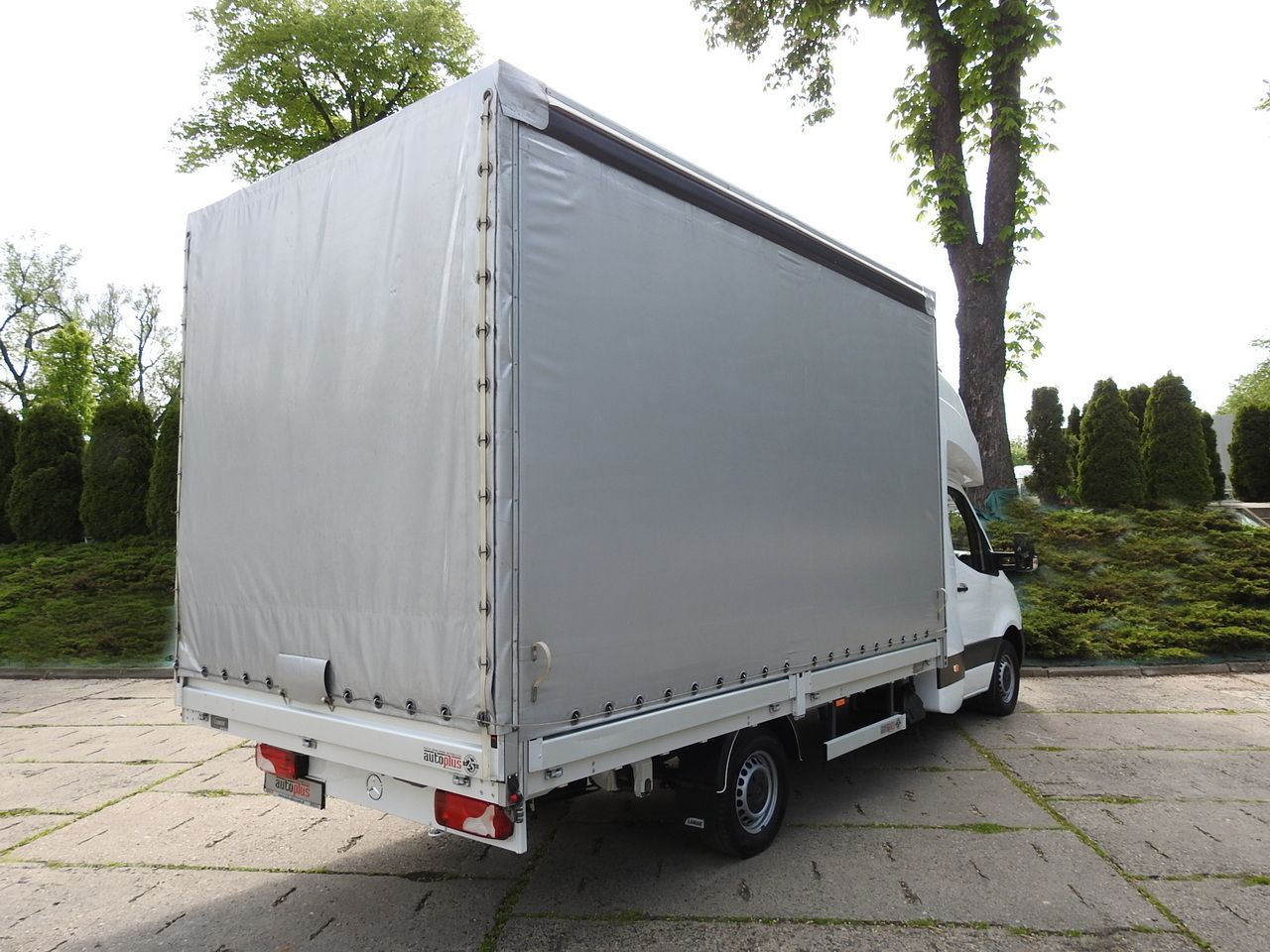 MERCEDES SPRINTER 316 TARPAULIN 10 PALLETS WEBASTO CRUISE CONTROL AIR CONDITIONING 165HP - Varebil med kapell: bilde 3 MERCEDES SPRINTER 316 TARPAULIN 10 PALLETS WEBASTO CRUISE CONTROL AIR CONDITIONING 165HP - Varebil med kapell: bilde 3
