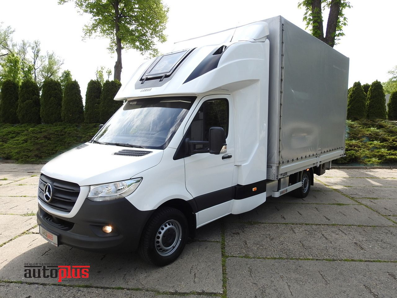 MERCEDES SPRINTER 316 TARPAULIN 10 PALLETS WEBASTO CRUISE CONTROL AIR CONDITIONING 165HP - Varebil med kapell: bilde 1 MERCEDES SPRINTER 316 TARPAULIN 10 PALLETS WEBASTO CRUISE CONTROL AIR CONDITIONING 165HP - Varebil med kapell: bilde 1
