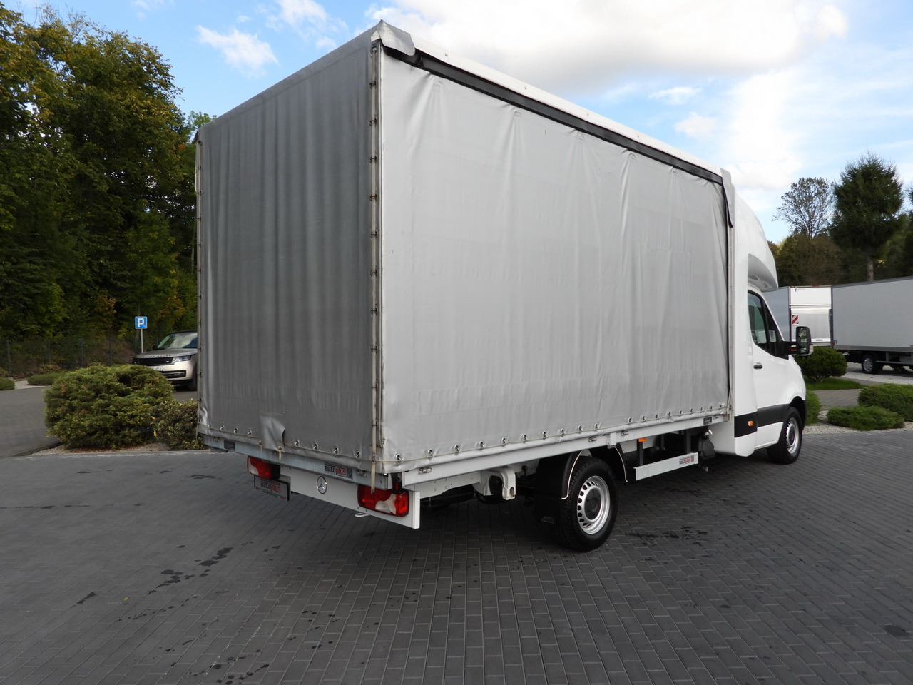 MERCEDES SPRINTER 316 TARPAULIN 8 PALLETS WEBASTO CRUISE CONTROL AIR CONDITIONING 160HP - Varebil med kapell: bilde 3 MERCEDES SPRINTER 316 TARPAULIN 8 PALLETS WEBASTO CRUISE CONTROL AIR CONDITIONING 160HP - Varebil med kapell: bilde 3