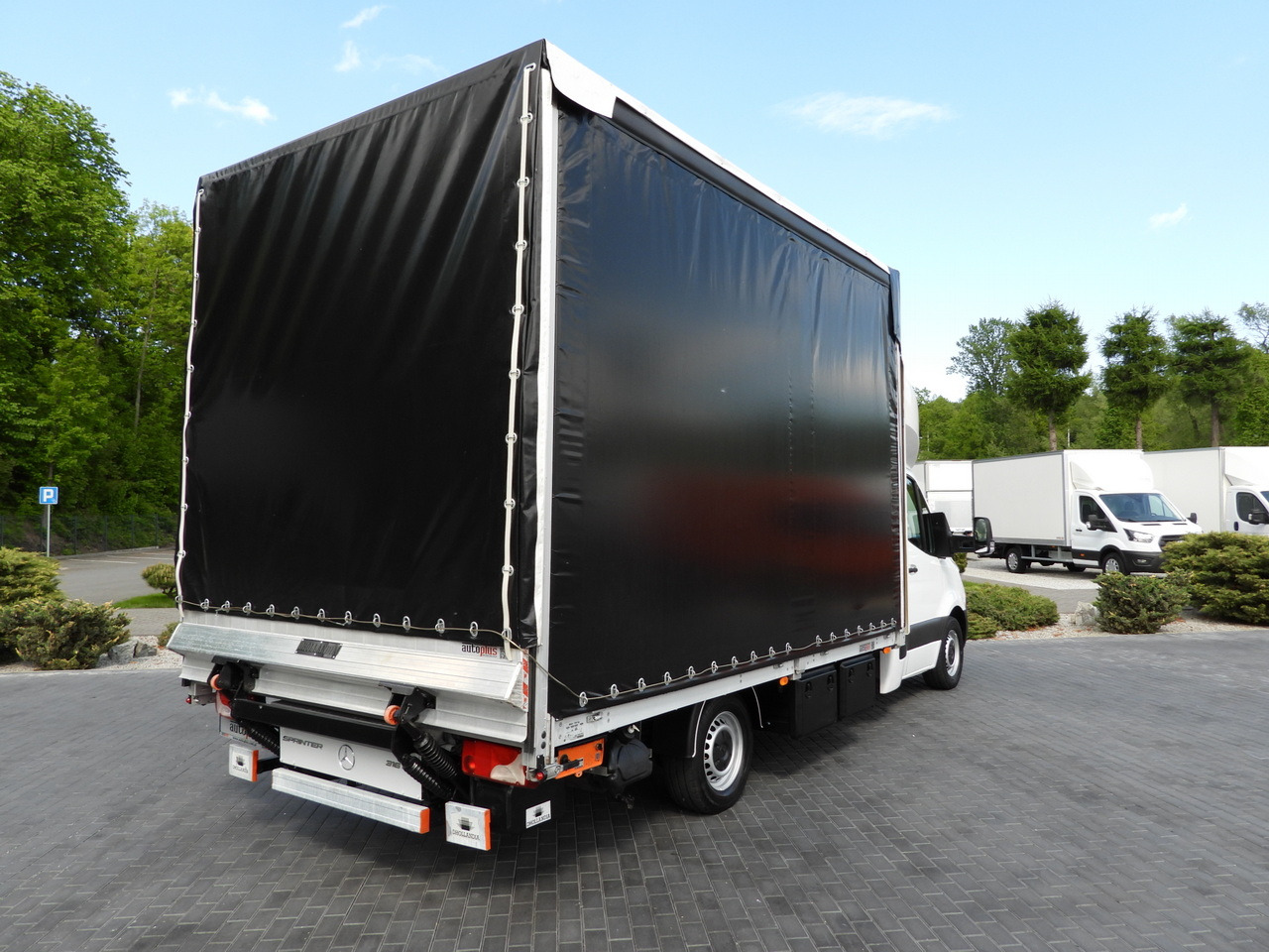 MERCEDES SPRINTER 316 TARPAULIN LIFT 10 PALLETS WEBASTO CRUISE CONTROL PNEUMATICS AIR CONDITIONING 160HP - Varebil med kapell: bilde 3 MERCEDES SPRINTER 316 TARPAULIN LIFT 10 PALLETS WEBASTO CRUISE CONTROL PNEUMATICS AIR CONDITIONING 160HP - Varebil med kapell: bilde 3
