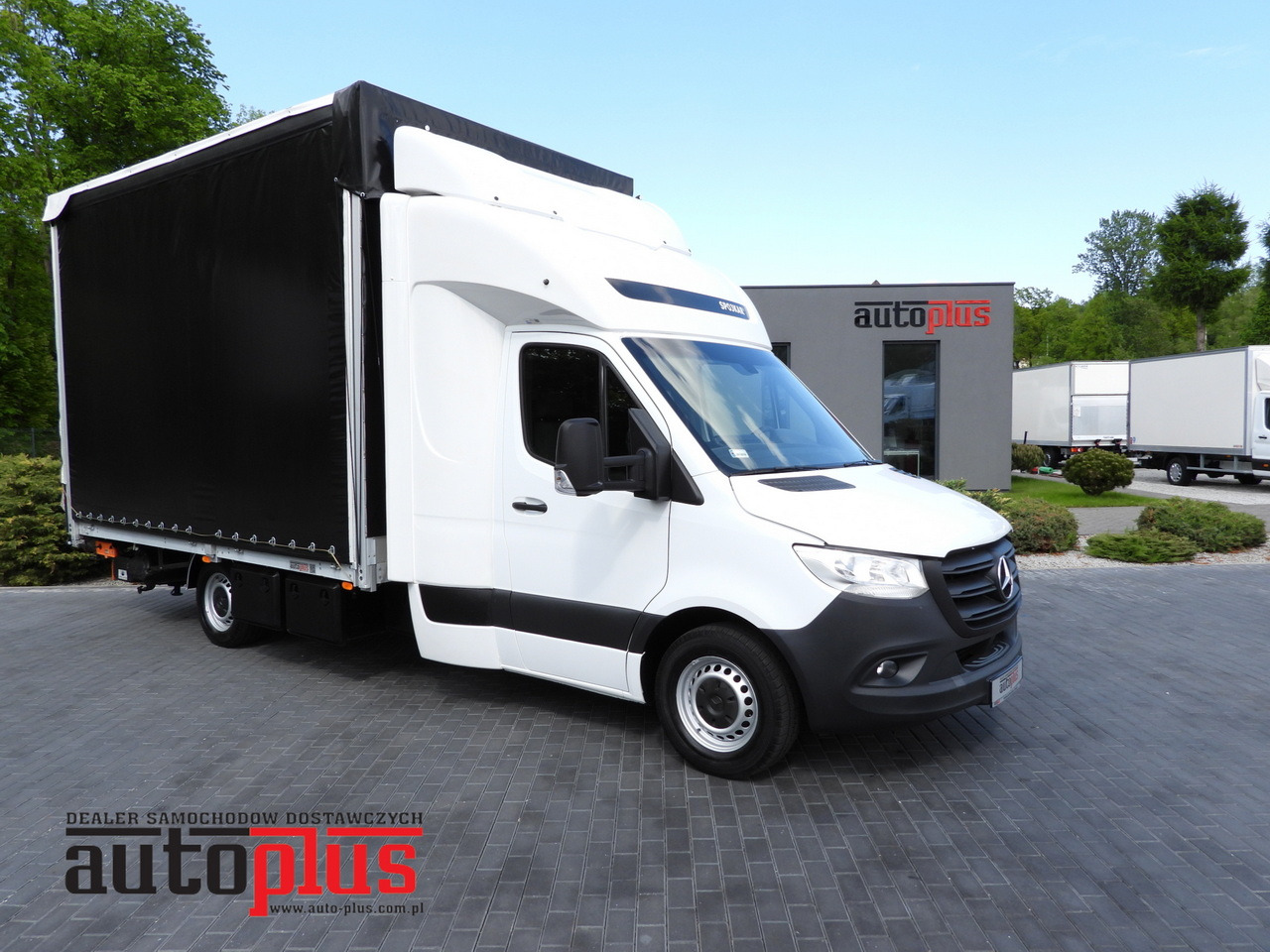 MERCEDES SPRINTER 316 TARPAULIN LIFT 10 PALLETS WEBASTO CRUISE CONTROL PNEUMATICS AIR CONDITIONING 160HP - Varebil med kapell: bilde 1 MERCEDES SPRINTER 316 TARPAULIN LIFT 10 PALLETS WEBASTO CRUISE CONTROL PNEUMATICS AIR CONDITIONING 160HP - Varebil med kapell: bilde 1