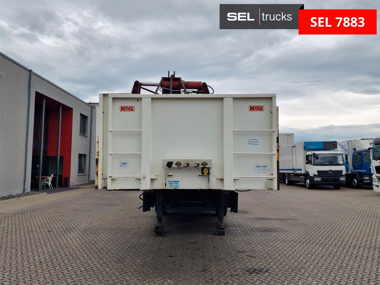 KWB P-393-STI-R1 / Rollkran / Kennis / Lenkachse - Åpen semitrailer: bilde 2 KWB P-393-STI-R1 / Rollkran / Kennis / Lenkachse - Åpen semitrailer: bilde 2