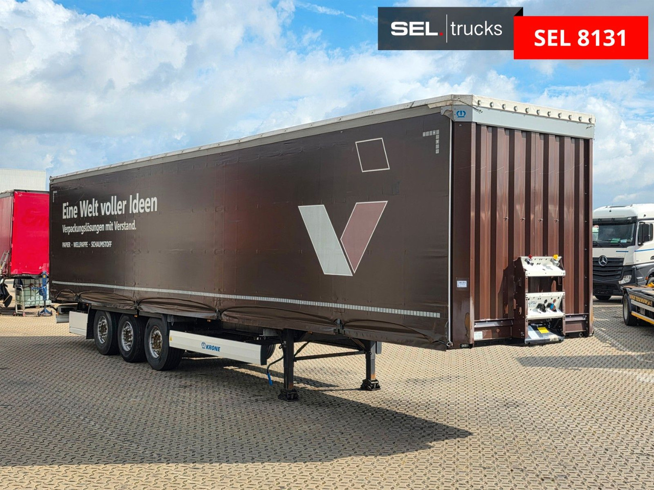 Krone SD / EDSCHA / Liftachse - Gardintrailer: bilde 3 Krone SD / EDSCHA / Liftachse - Gardintrailer: bilde 3