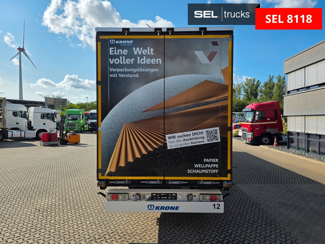 Gardintrailer Krone SD / Liftachse / EDSCHA: bilde 6