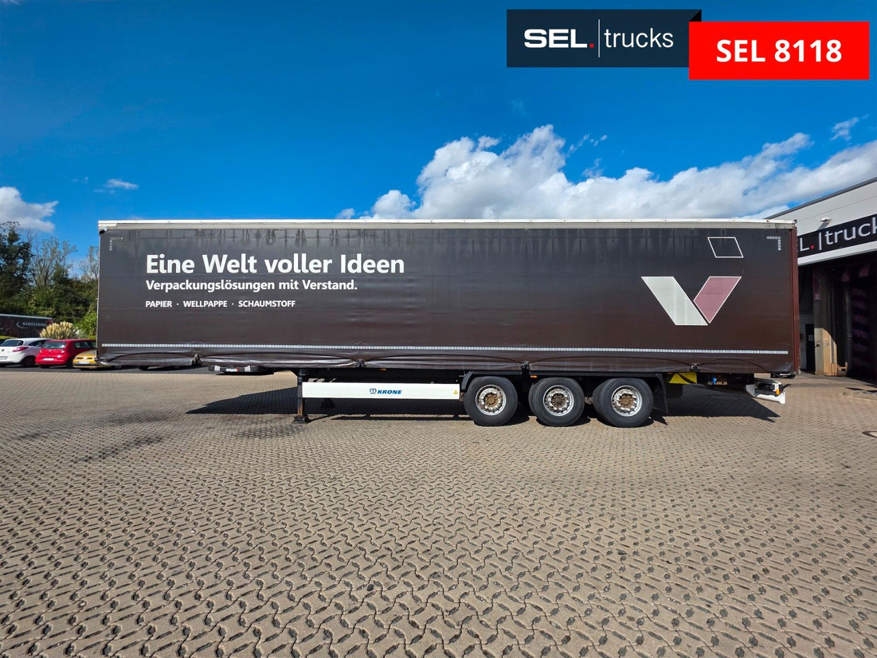Gardintrailer Krone SD / Liftachse / EDSCHA: bilde 8
