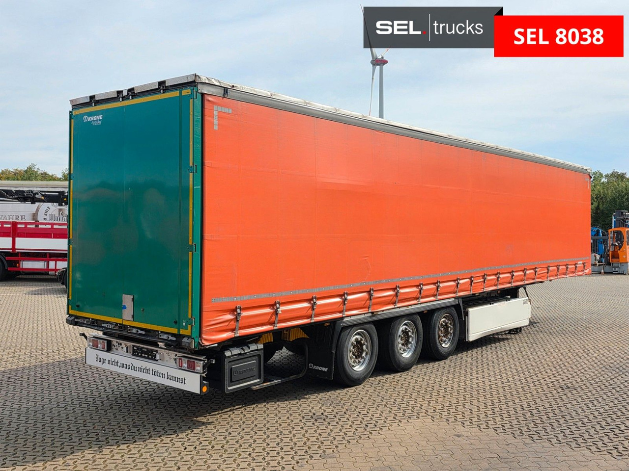 Krone SD / Palettenkasten / Liftachse - Gardintrailer: bilde 5 Krone SD / Palettenkasten / Liftachse - Gardintrailer: bilde 5